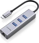 LENTION USB C Hub with Ethernet and 3 Ports