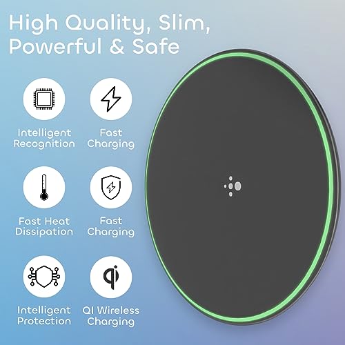 WATCHEM 15W Fast Wireless Charger - Qi-Certified