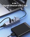 LENTION USB C Hub with Ethernet and 3 Ports