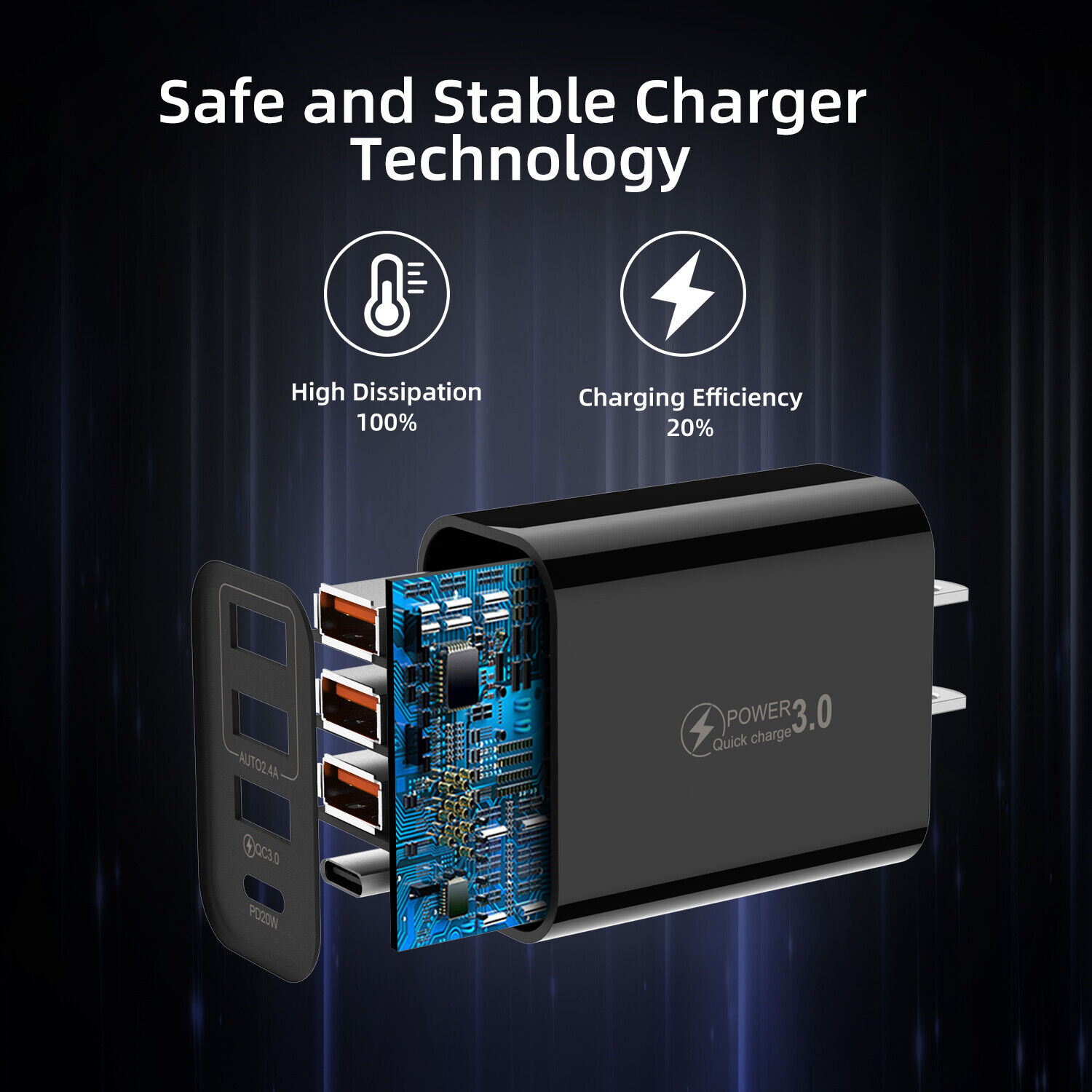 20W USB-C Fast Charger for iPhone 11-14