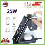 3-in-1 Wireless Charging Dock for iPhone, AirPods, Apple Watch
