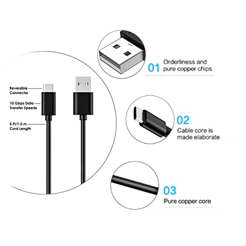 USB-C Charging Cable for Corsair Gaming Headsets