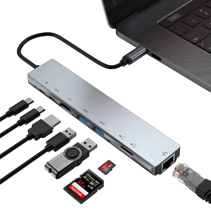 8-in-1 USB-C Docking Station with 4K HDMI