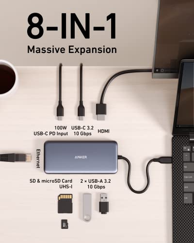 8-in-1 Anker USB C Hub for MacBook Pro