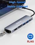 ZESKRIS 7-in-1 USB-C Hub with HDMI & Ethernet