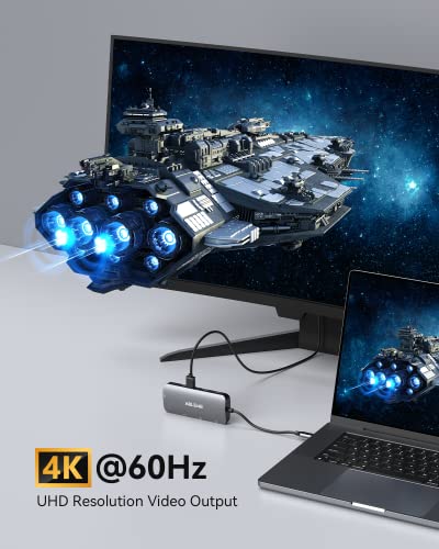 ABLEWE 8-in-1 USB-C Hub with HDMI and Ethernet