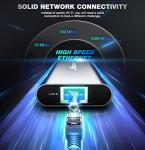 Hiearcool 8-in-1 USB-C Hub with HDMI and Ethernet