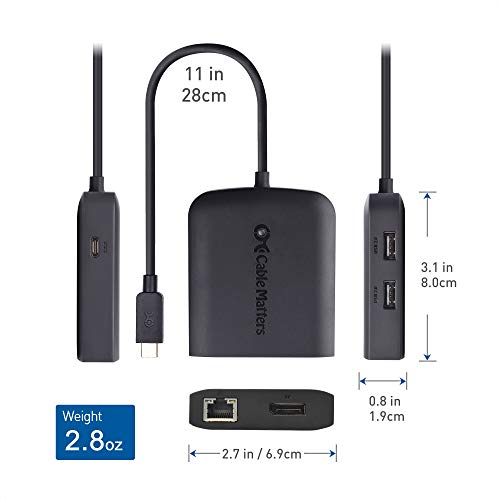 Cable Matters USB-C Multiport Adapter with 8K Display