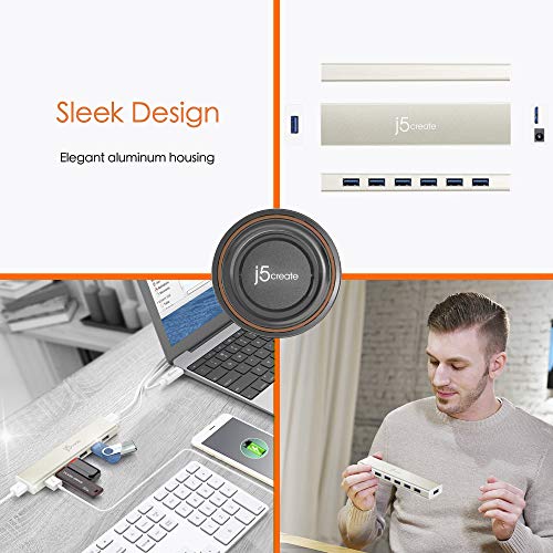 j5create USB-C™ 7- Port HUB