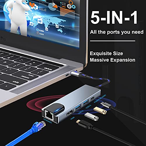 5-in-1 USB-C Multiport Docking Station
