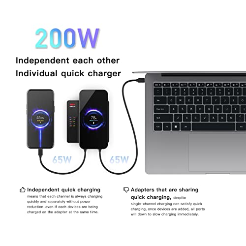ISDT 200W USB-C Charger with Wireless Charging