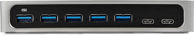 7-Port USB-C Hub with Fast Charging Ports