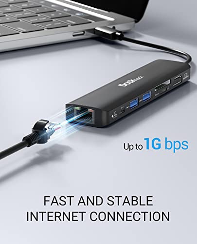 7-in-1 USB-C Hub with HDMI and Ethernet