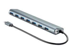 Monoprice 7-Port USB-C Hub - Aluminum, Fast Transfer