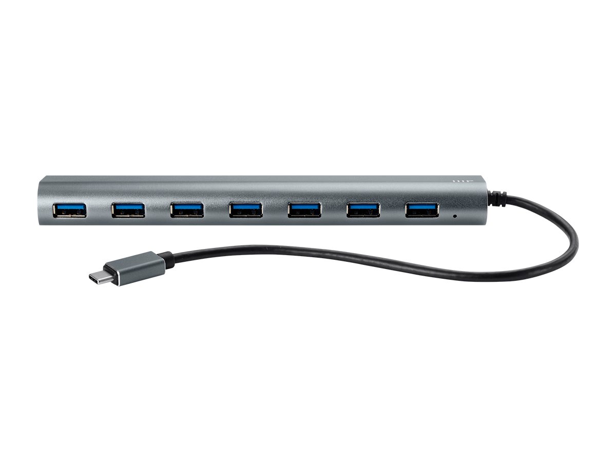 Monoprice 7-Port USB-C Hub - Aluminum Fast Transfer