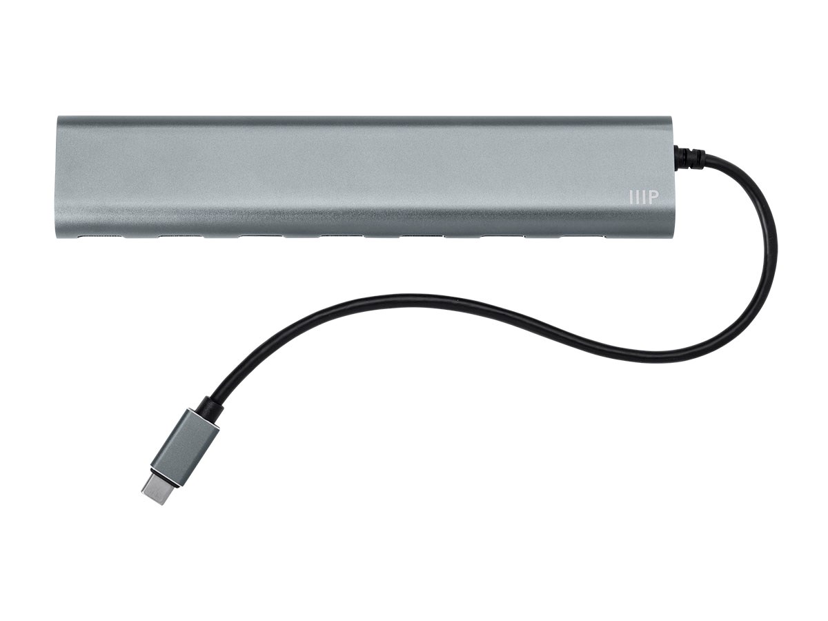 Monoprice 7-Port USB-C Hub - Aluminum Fast Transfer