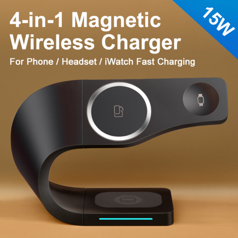 Wireless Charging Dock for Apple Watch & iPhone