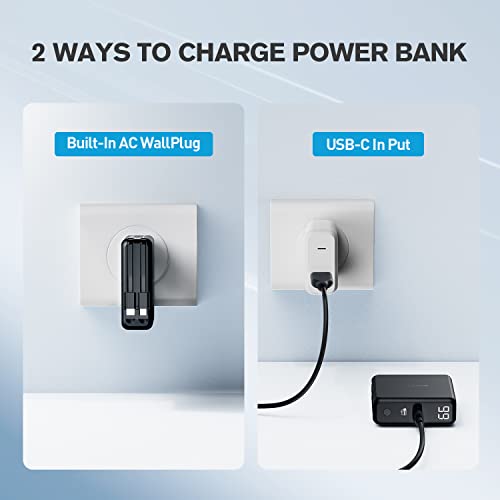 Sanag 10000mAh Portable USB-C Power Bank