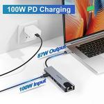 8-in-1 USB-C Hub with 4K HDMI and Ethernet