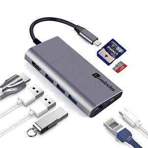 8-in-1 USB C Hub with Ethernet and HDMI