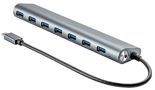 Monoprice 7-Port USB-C Hub - Aluminum Fast Transfer