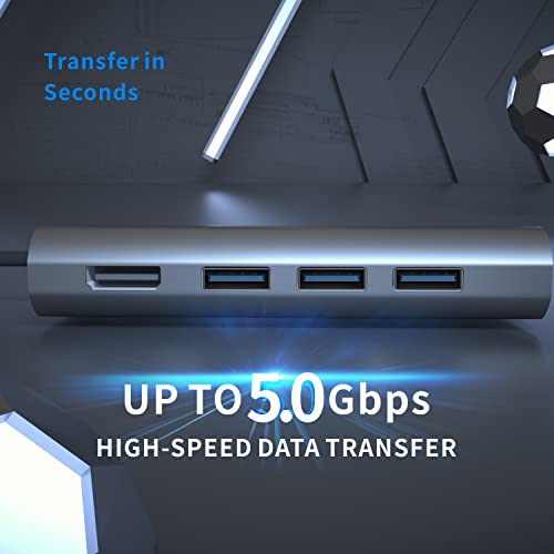 8-in-1 USB-C Hub with Ethernet and HDMI