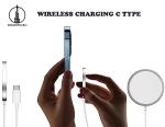 15W Wireless Charger with USB-C Cable for iPhone/Samsung