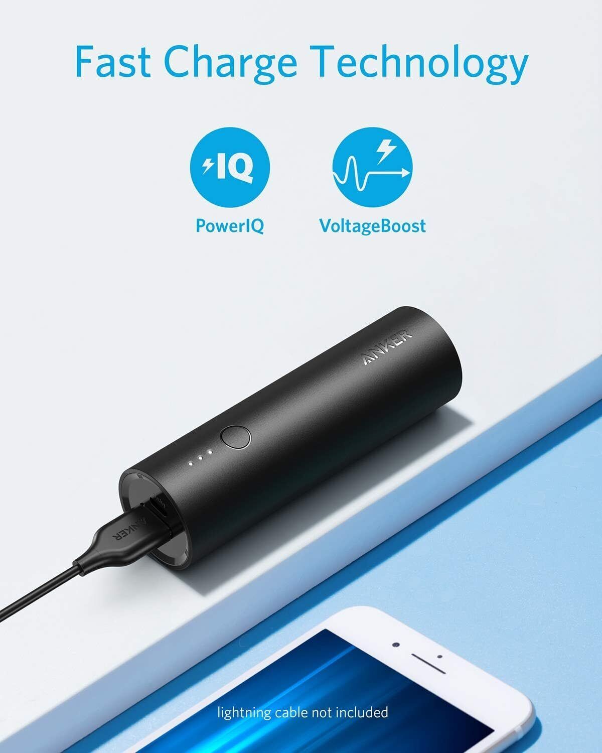 Anker 5000mAh Power Bank for iPhone and Galaxy