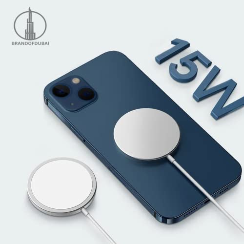 15W Wireless Charger with USB-C Cable for iPhone/Samsung