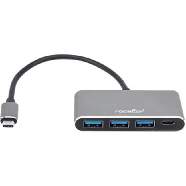 4-Port USB-C to USB-A Hub by Rocstor