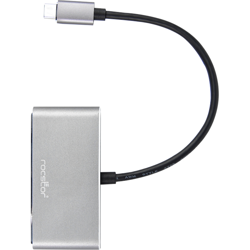 Rocstor USB C Hub - 4 Port Adapter