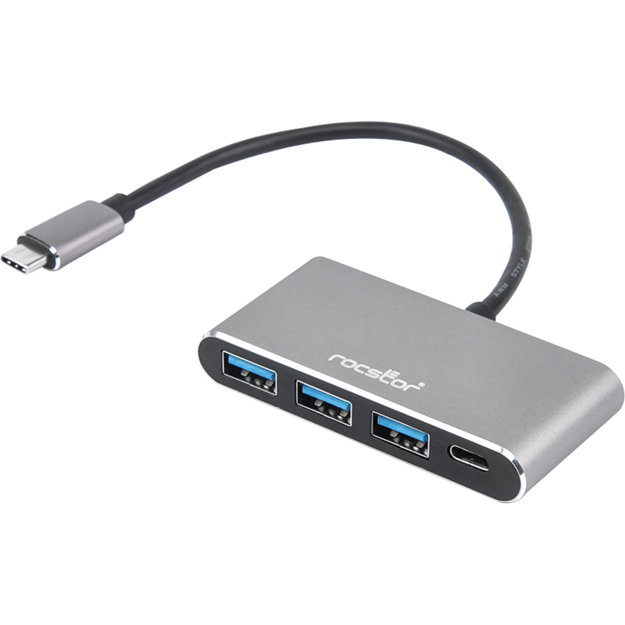 Rocstor USB C Hub - 4 Port Adapter