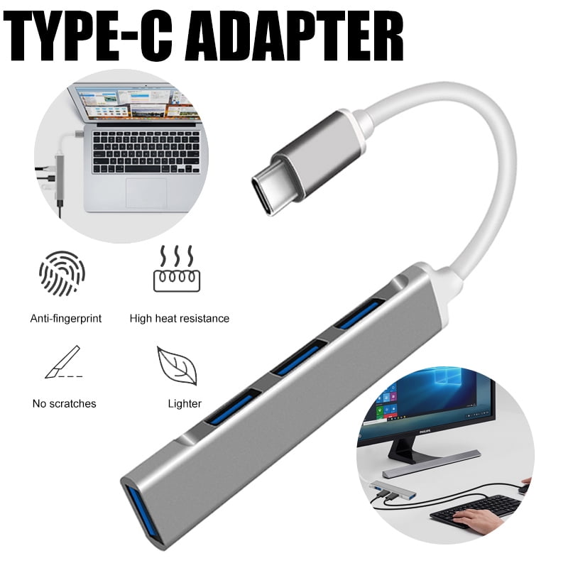 USB-C 4-Port Hub with 4K HD Output
