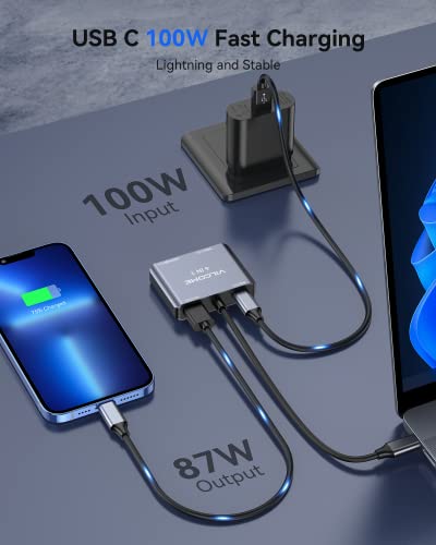 4-in-1 USB-C to HDMI VGA Adapter