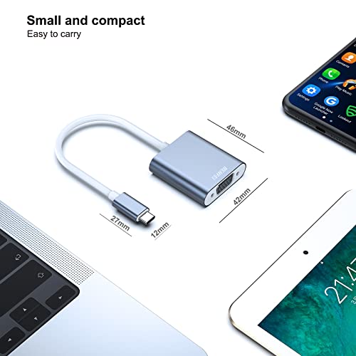 USB-C to VGA Adapter for iPhone and MacBook