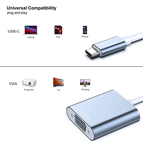 USB-C to VGA Adapter for iPhone and MacBook