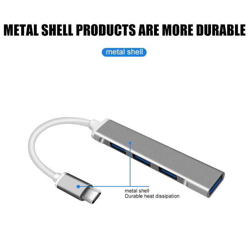 MesaSe USB-C 4-Port Hub with 4K Output
