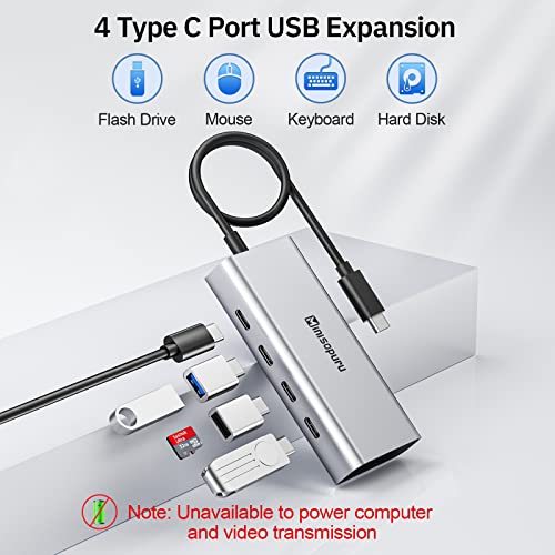 4-Port USB C Hub for MacBook Pro