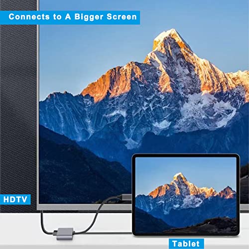 Baolongking USB-C to HDMI VGA Adapter 4K