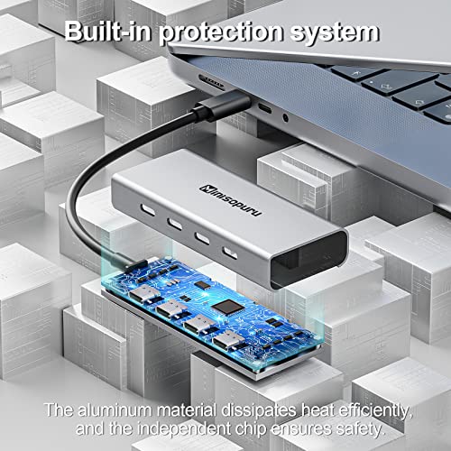 4-Port USB C Hub for MacBook Pro