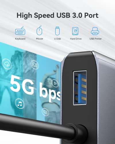 ABLEWE 4-in-1 USB-C to HDMI VGA Adapter