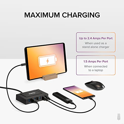 Plugable 7-in-1 USB-C Powered Hub for Laptops