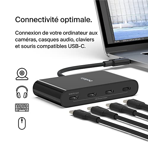 Belkin USB-C™ 4-Port Hub with 100W PD