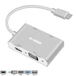 4-in-1 USB-C to HDMI/DVI/VGA Adapter