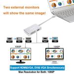 4-in-1 USB-C to HDMI/DVI/VGA Adapter