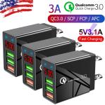 3-Port Quick Charge USB-C Wall Charger Set