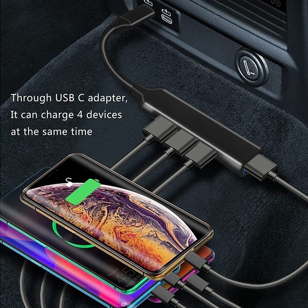 4 Port USB-C Type C Hub for Multiple Devices