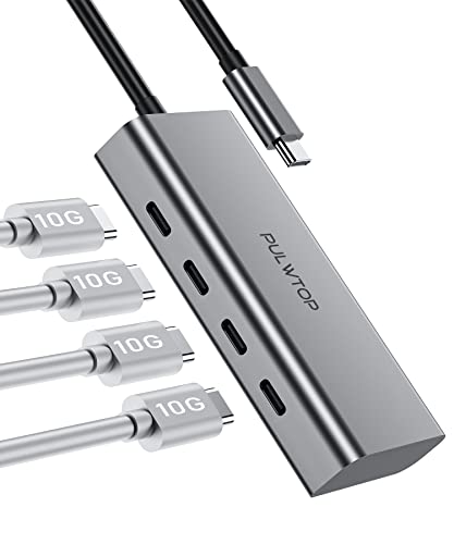 USB-C 4-Port Hub for Data Transfer Only