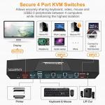 TESmart 4-Port HDMI & USB-C KVM Switch