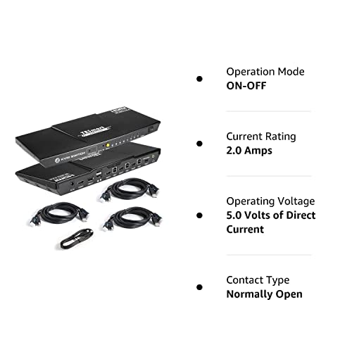 TESmart 4-Port HDMI & USB-C KVM Switch